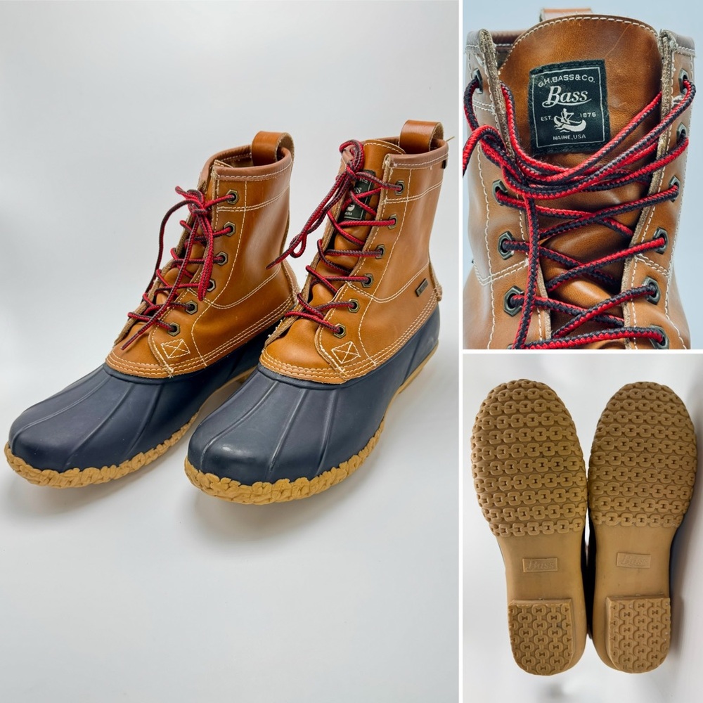 G.H. Bass & Co. Mallard F17 Duck Boots Sz 10M